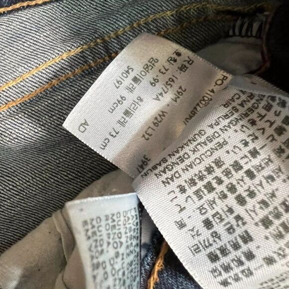 Levi's bold curve mid rise straight size 8 jeans - Picture 5 of 7